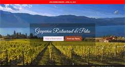 Desktop Screenshot of grapevinerestaurant.ca