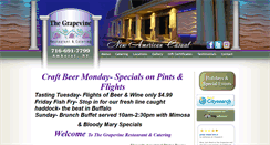 Desktop Screenshot of grapevinerestaurant.com
